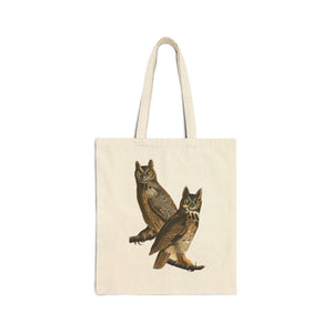 Great Horned Owl Canvas Tote Bag