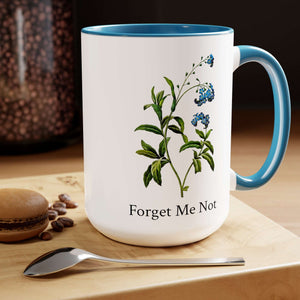 Forget Me Not Flower Mug