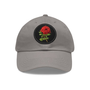  Red Rose Flower Hat - Vintage Duchesse de Dino illustration