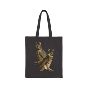 Great Horned Owl Canvas Tote Bag