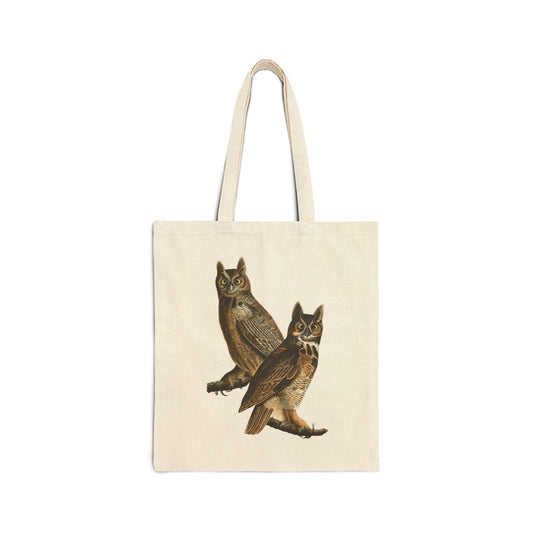 Great Horned Owl Canvas Tote Bag