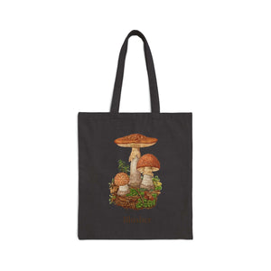 Blusher Mushroom Cotton Canvas Tote Bag