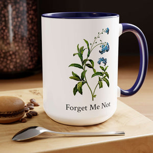 Forget Me Not Coffee Mug, 15oz