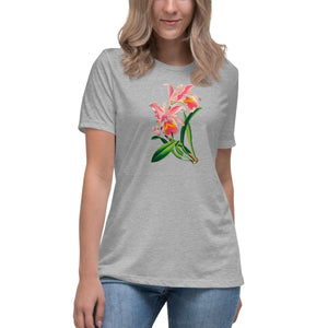 Cattleya Orchid Flower Relaxed T-Shirt