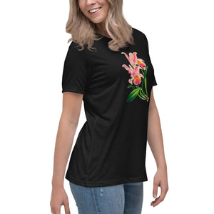 Cattleya Orchid Flower Relaxed T-Shirt