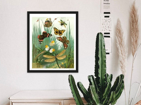 Butterflies #1 - Vintage Nature Wall Art | Victorian Wall Art Print